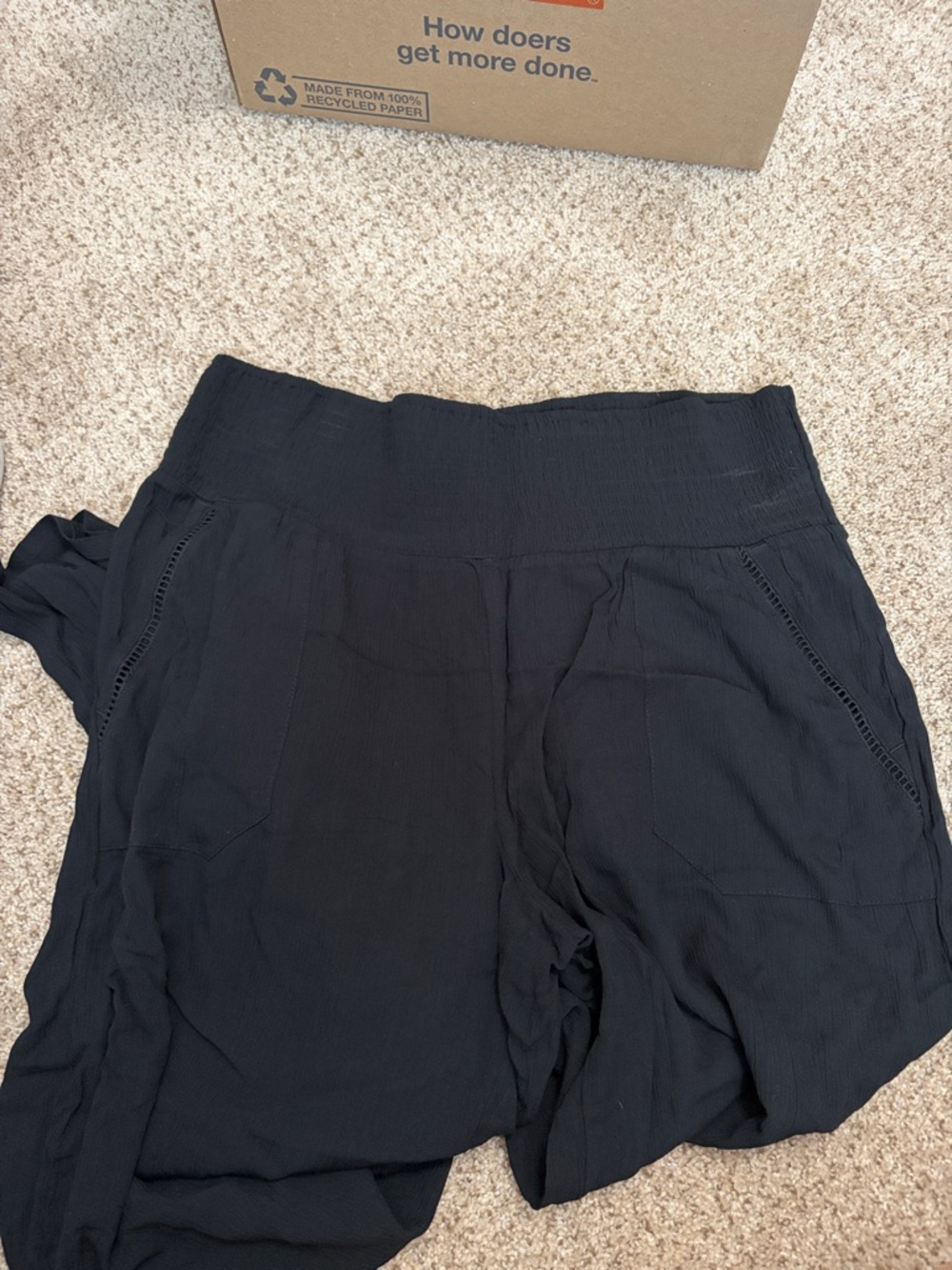 Amazon Women’s Black Swim Coverup Pants - Picture 2 of 2